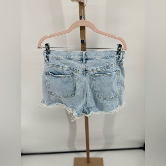PacSun distressed button fly vintage high rise denim shorts size 30 100% cotton - Picture 8 of 9